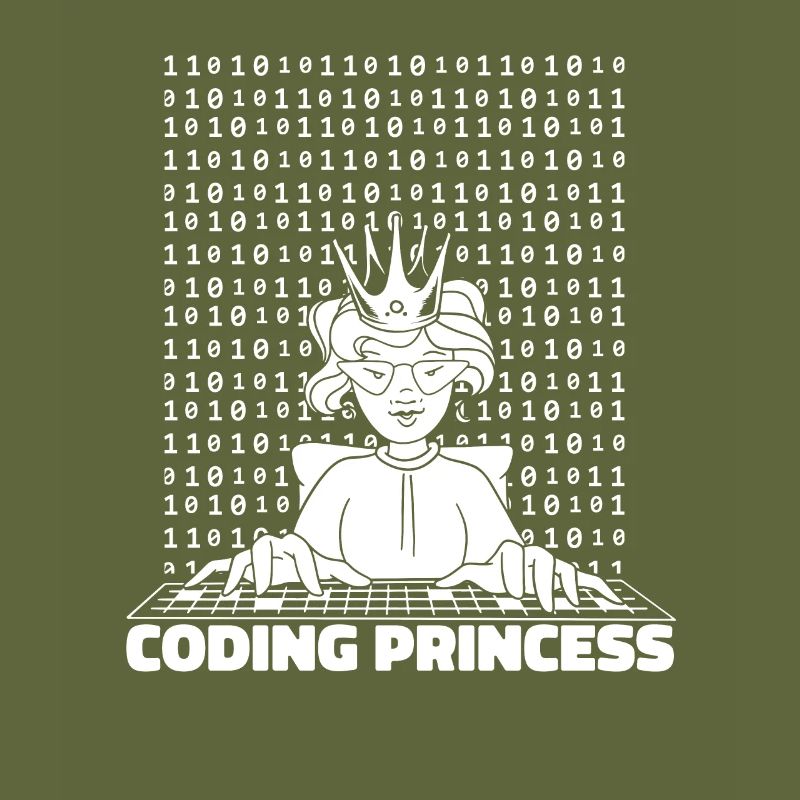 Développeur Coder Programmeur Princess
