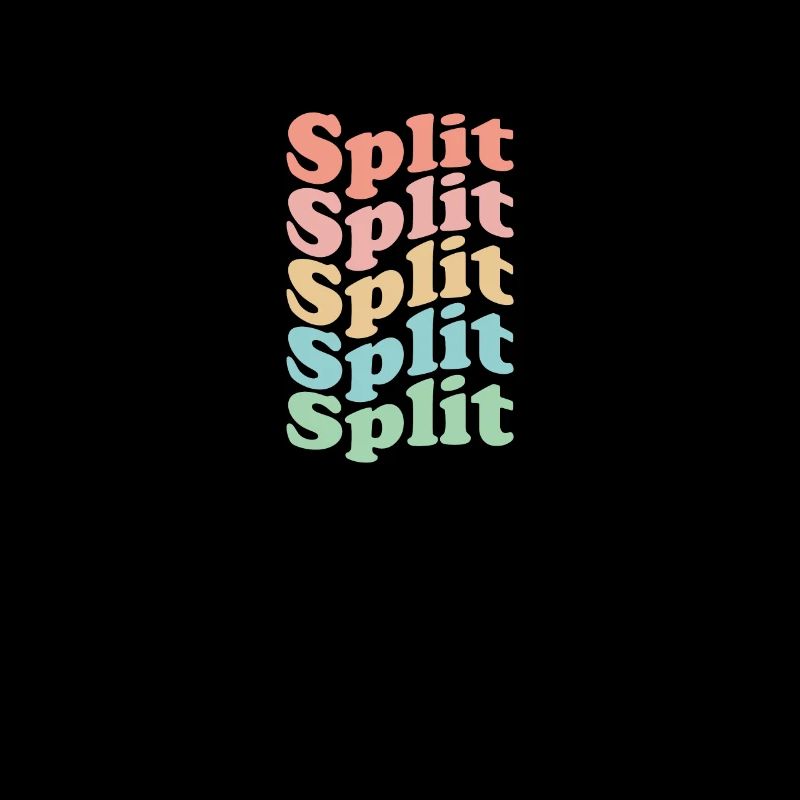 Vintage 70s Hippie Croatia Town - Retro Split