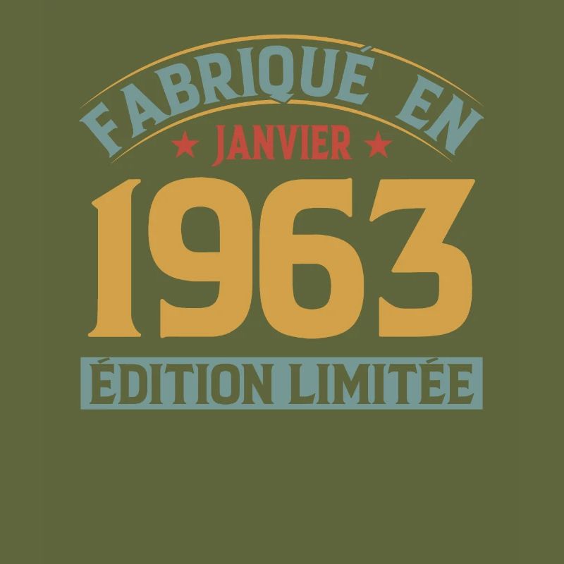 Fabriqué En Janvier 1963 Édition Limitée