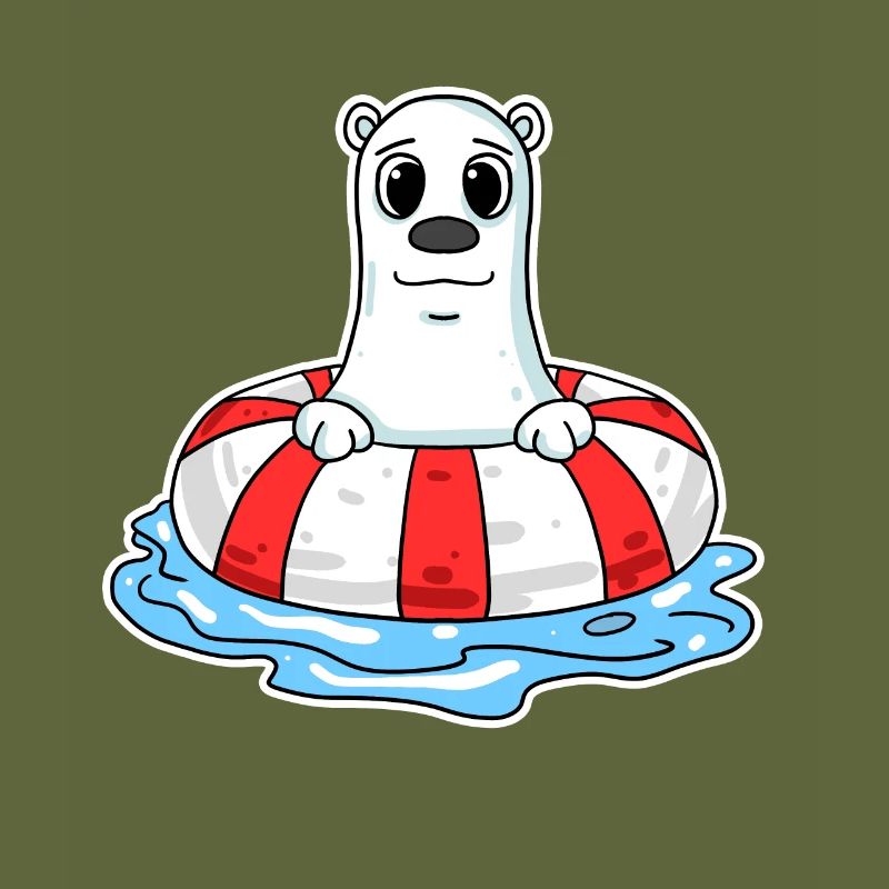 Polar bear motif