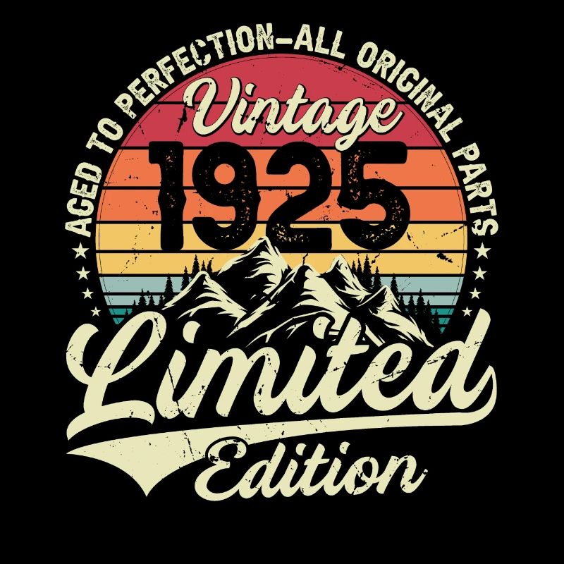 Cadeau D'anniversaire Vintage 1925 Édition Limitée