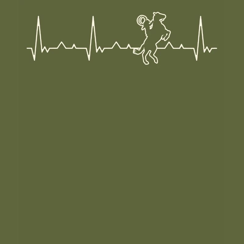 Caballero de vaquera. Corazón. Amor. Ekg.