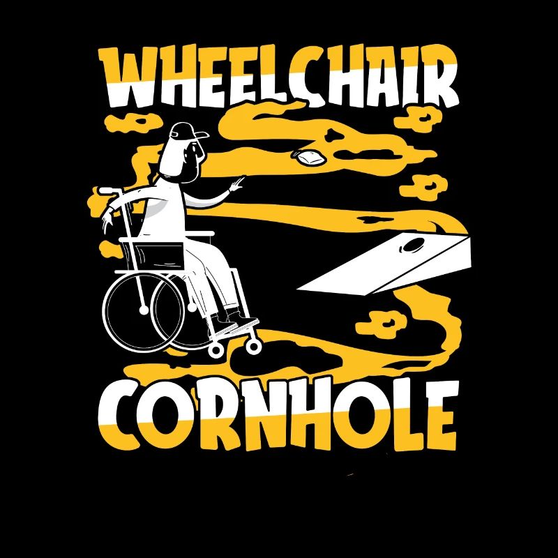 Cornhole Blind Hole Game Fauteuil roulant