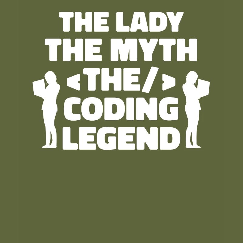 Développeur Coder Programmeur Lady