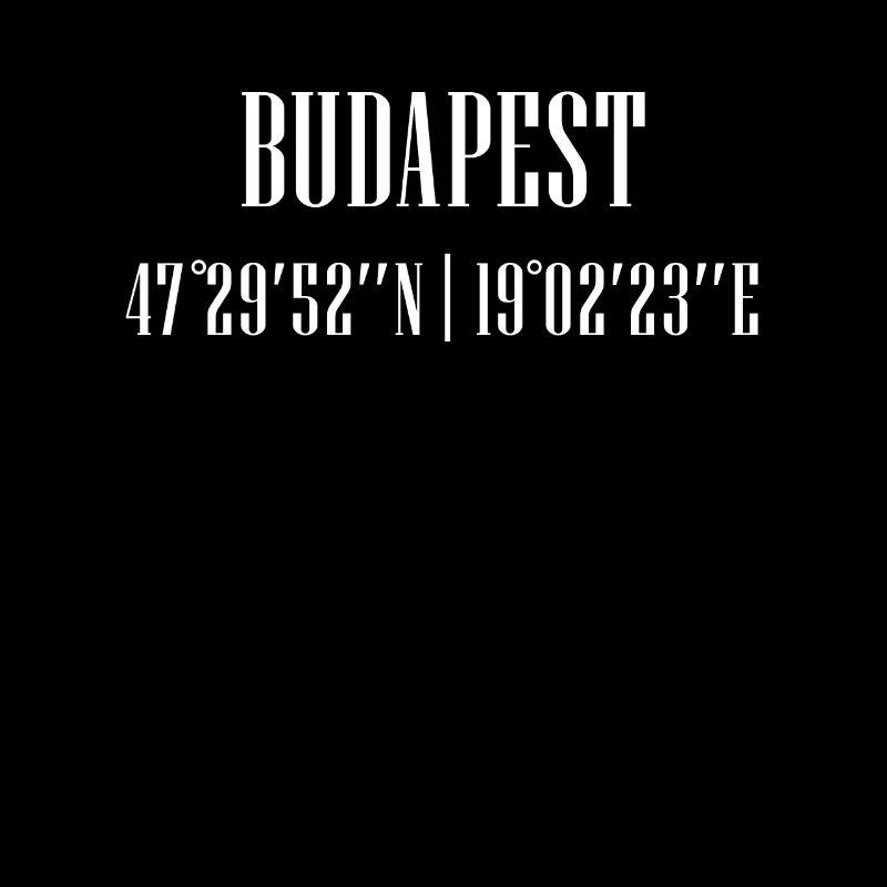 Coordonnées de la ville Budapest