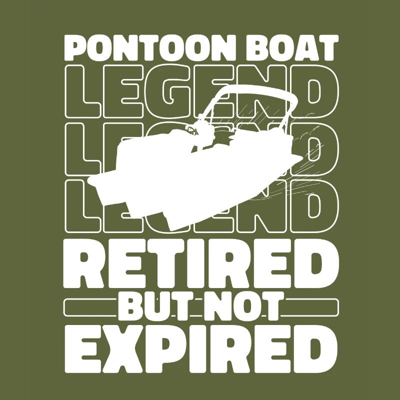 Pontonboot Im Ruhestand