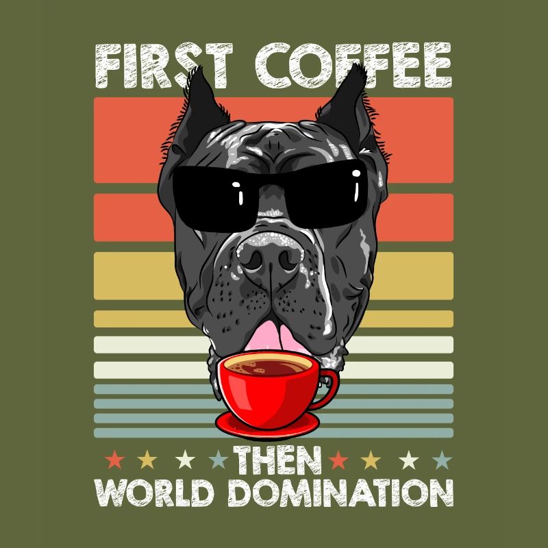Cane Corso Lunettes de soleil Café