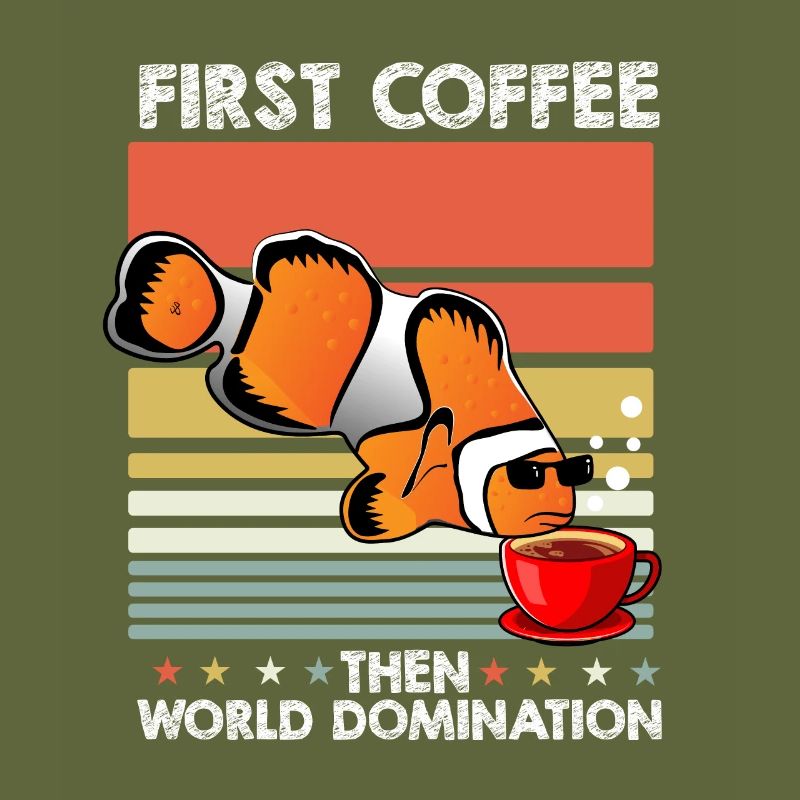 Clownfish Sunglasses Coffee