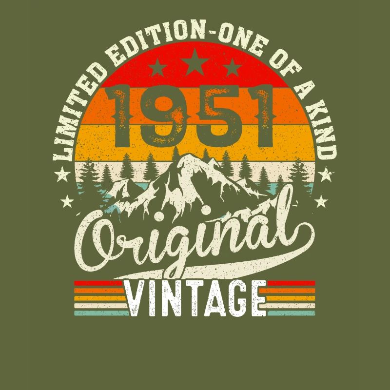 Retro Geburtstagsgeschenk 1951