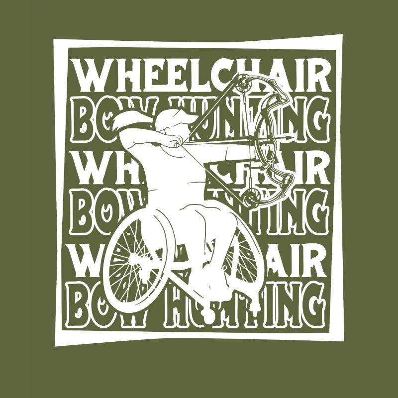 Bogenjagd Bogenjäger Rollstuhl