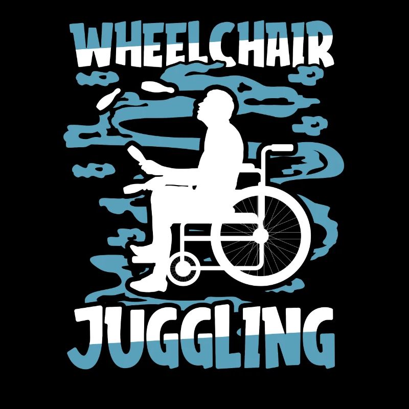 Juggling juggler wheelchair