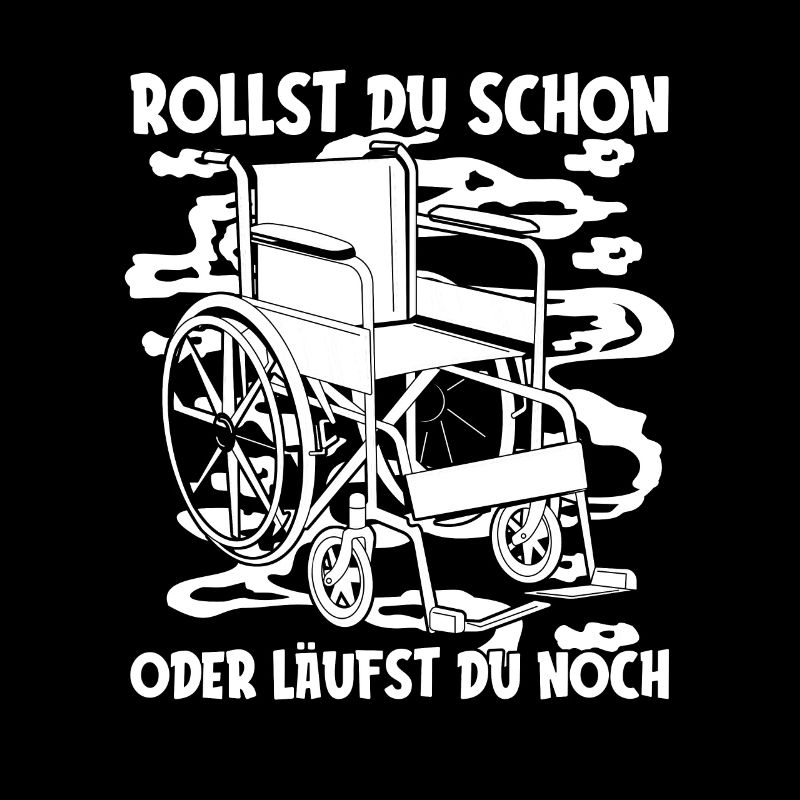 Rollstuhl Rollstuhlfahrer Lustig