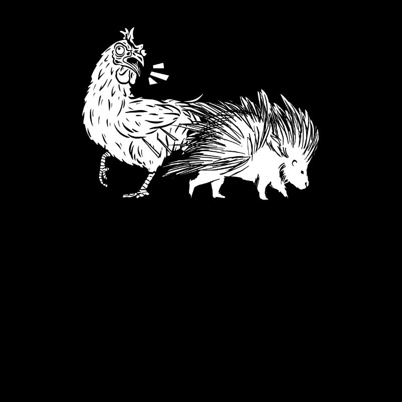 Stachelschwein Hähnchen