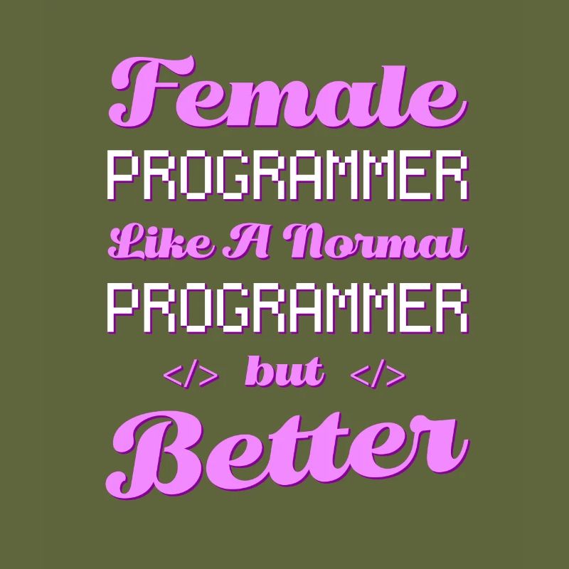 Developer Coder Programmer Female