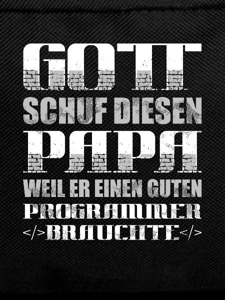 Entwickler Coder Programmierer Vater