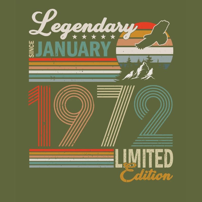 Oldtimer January 1972 Born Birthday