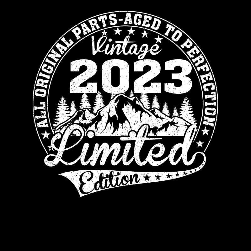 Born 2023 Vintage Retro Anniversary