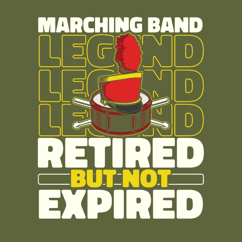 Fan train marching band retired