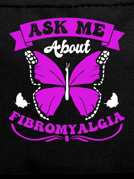 Fibromyalgia rheumatism butterfly