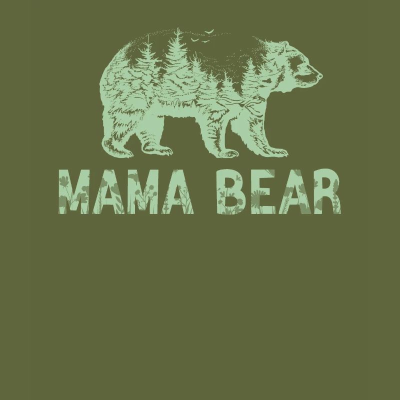 "Forest Mama Bear" pour maman