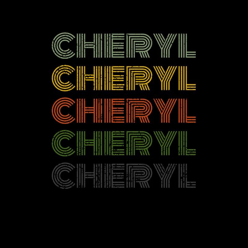 70s Retro Name Vintage Personalized Cheryl