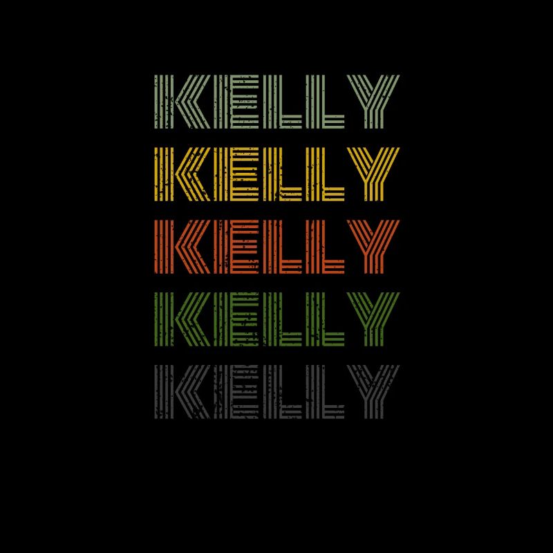70s Retro Name Vintage Personalized Kelly