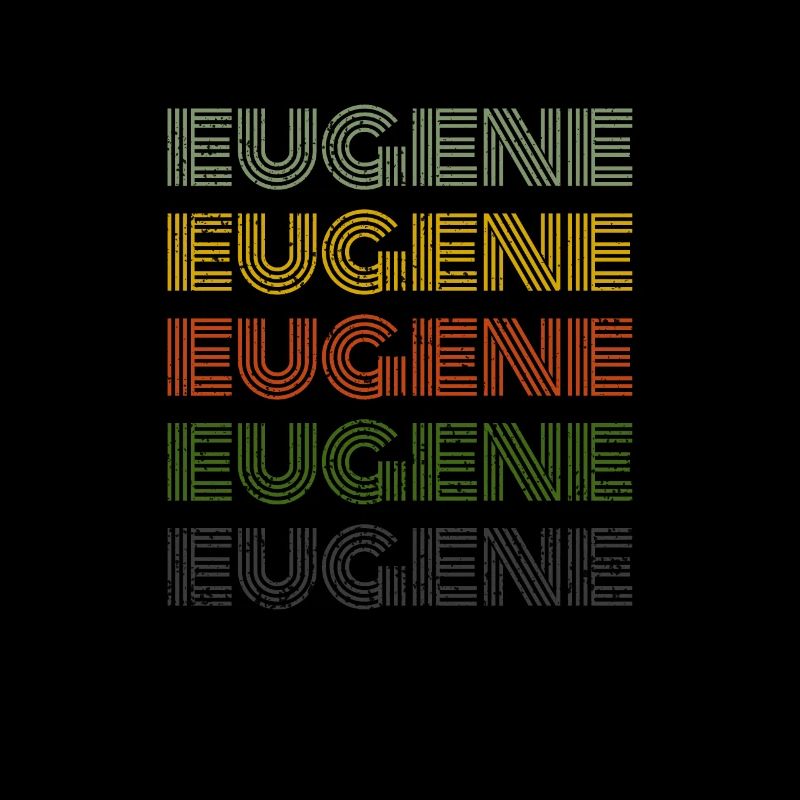 70s Retro Name Vintage Personalized Eugene