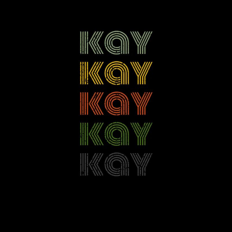 70s Retro Name Vintage Personalized Kay