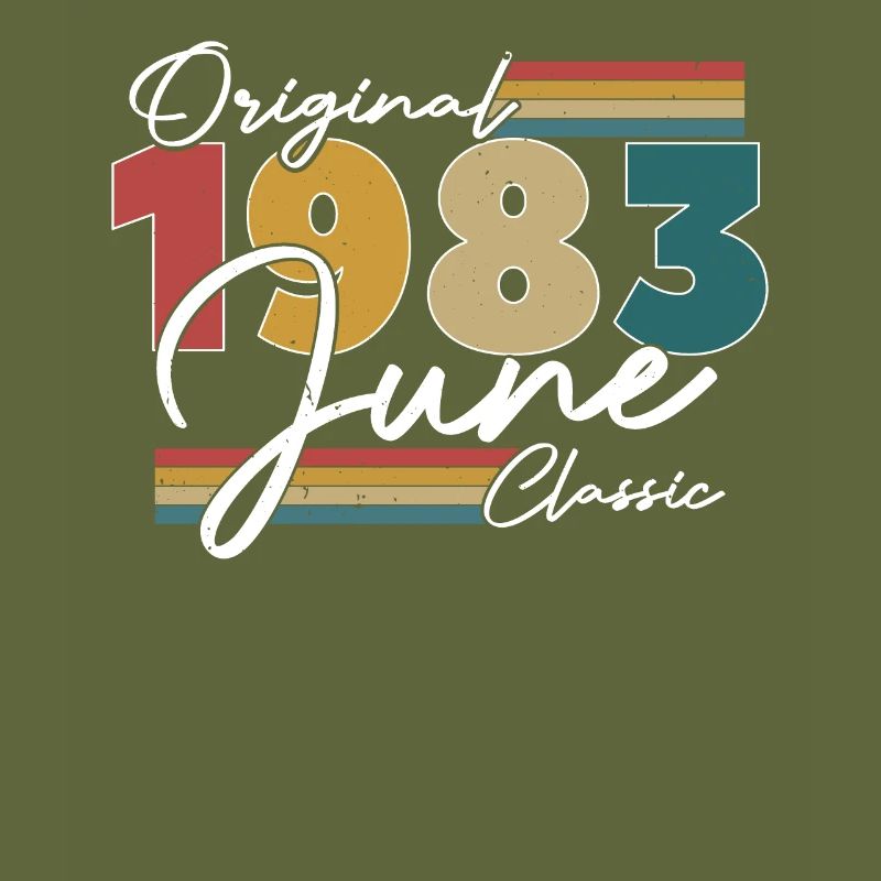 Geburtstagsgeschenk, geboren im Juni 1983