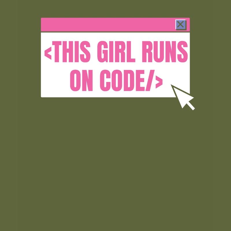 Développeur Coder Programmeur Girl