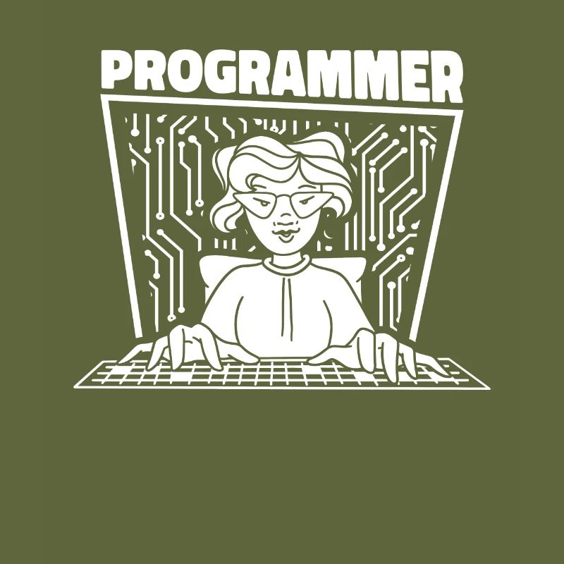Developer Coder Programmer Dame