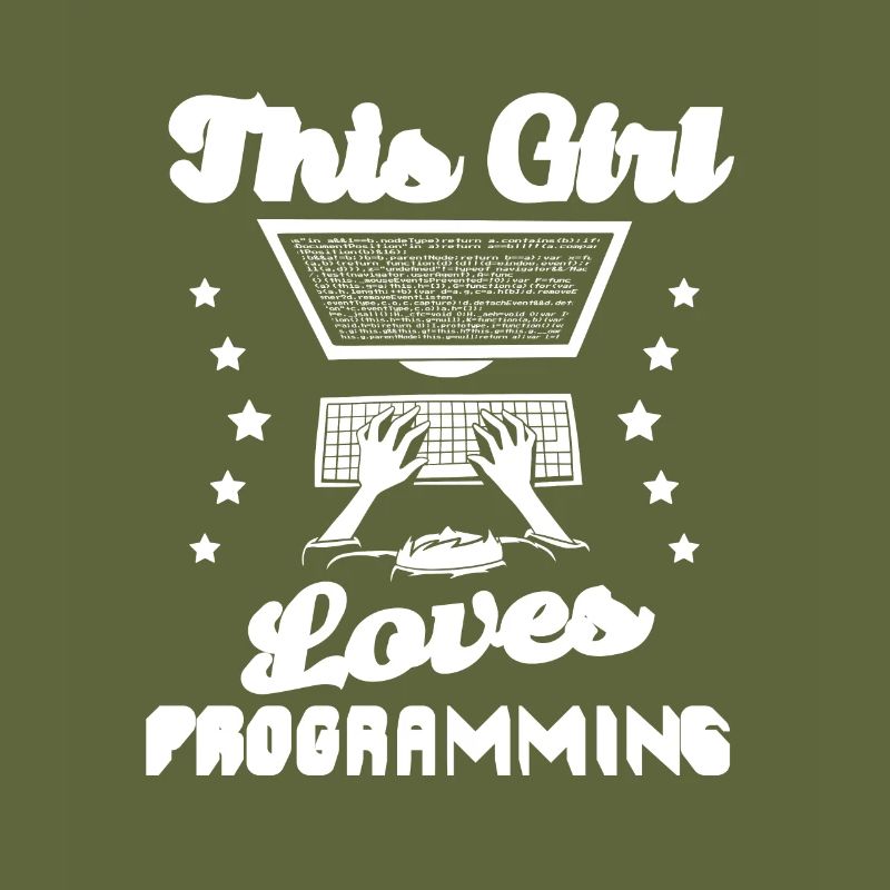 Developer Coder Programmer Girl