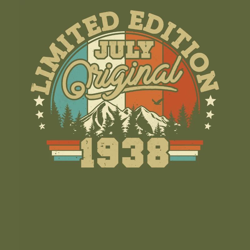 Vintage Juli 1938 Geburtstagsgeschenk