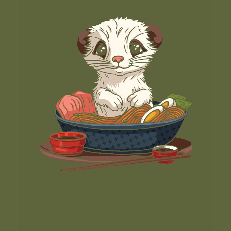 Ferret polecat ramen