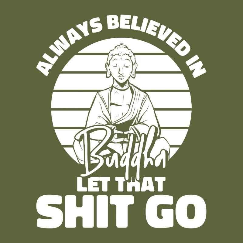 Bouddha bouddhiste Bouddha, lâchez la merde