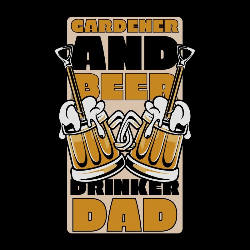 Hobbygärtner Garten Papa Garten Bier