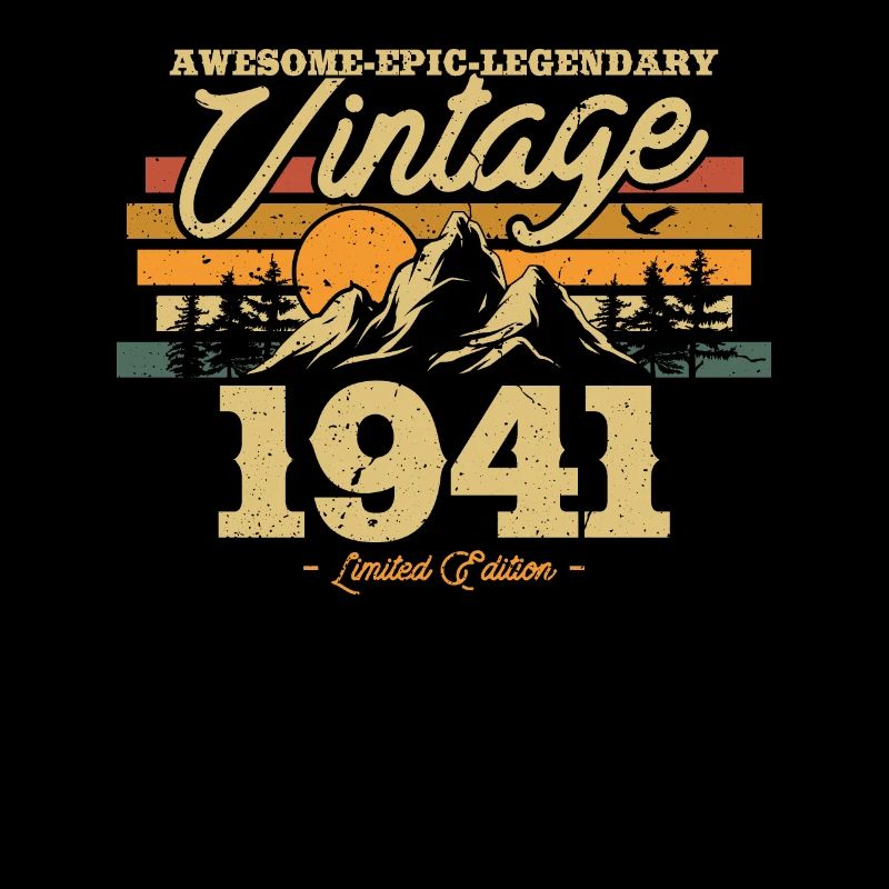 83e anniversaire Nostalgie 1941 Millésime
