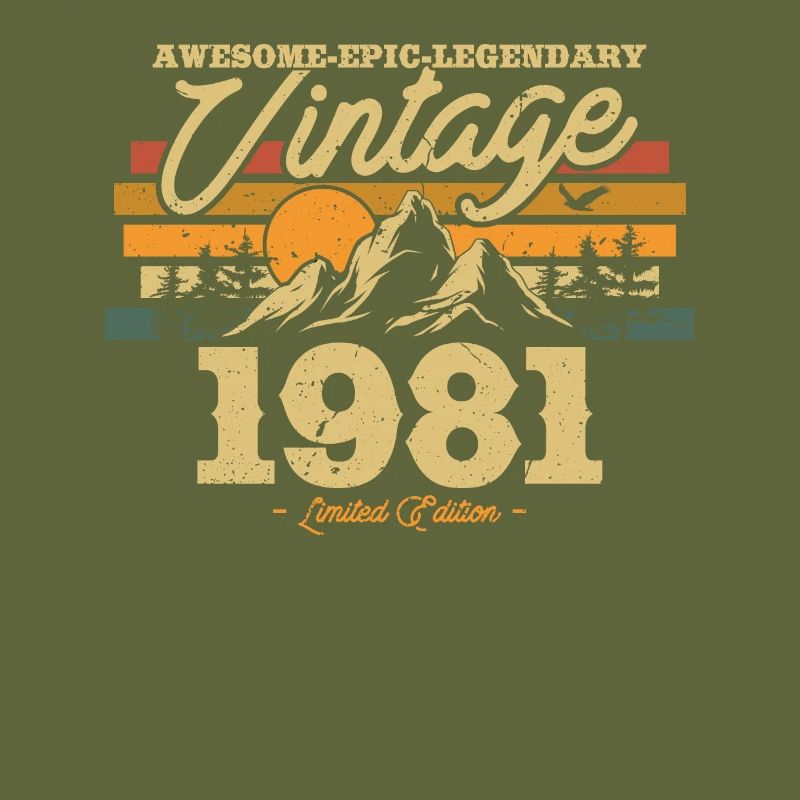 42e anniversaire élégant en 1981