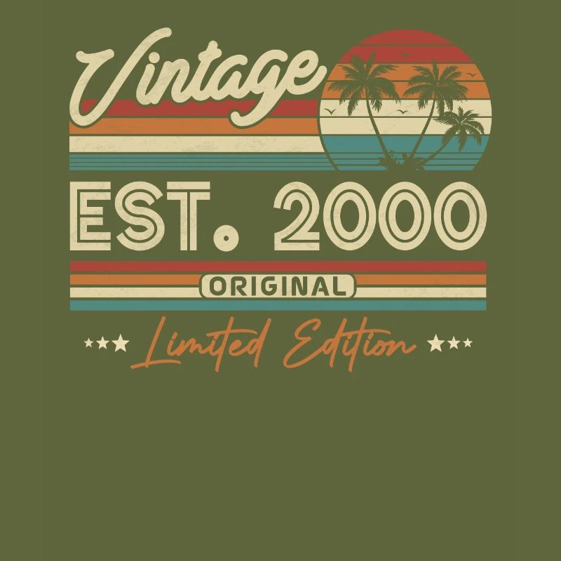 Vintage Geburtstag 2000