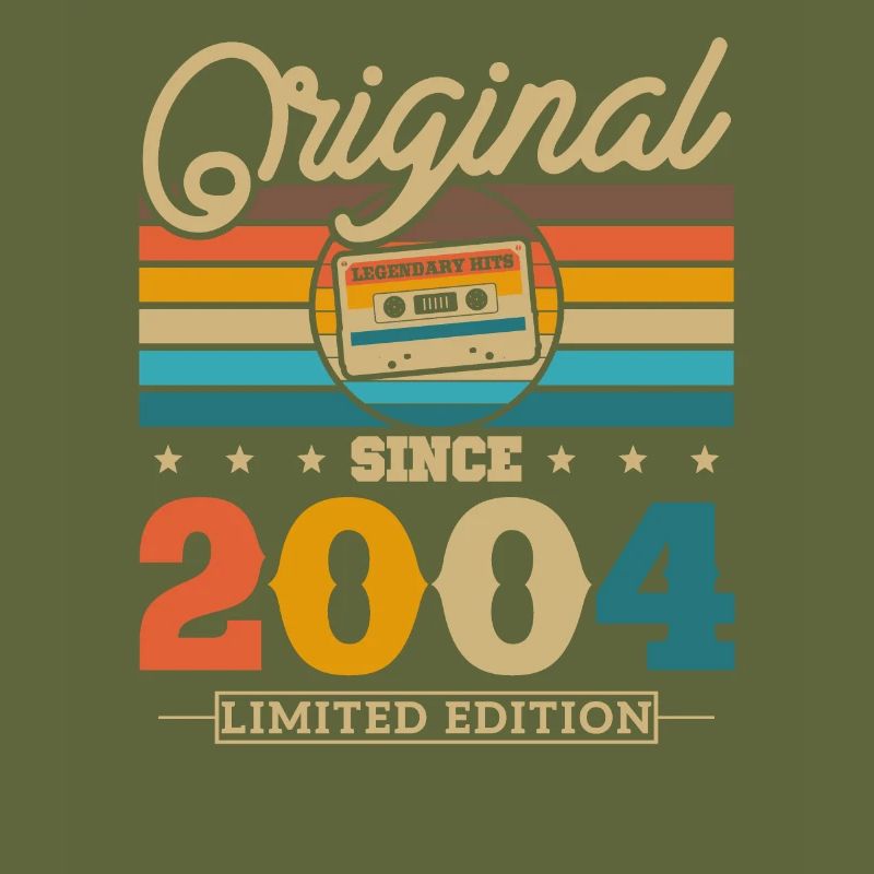 Original 2004 Vintage Geburtstag Retro