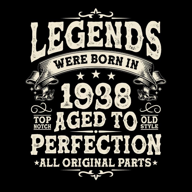 Legendary Birthday Gift Idea Born in 1938