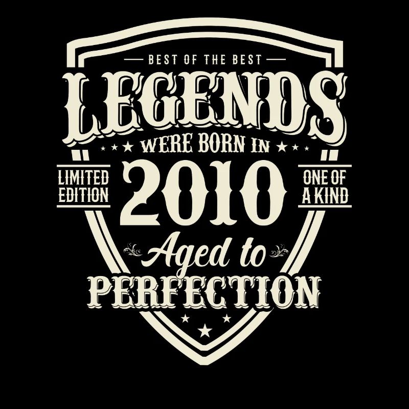Legendäres Vintage-Geschenk 2010 Geborene