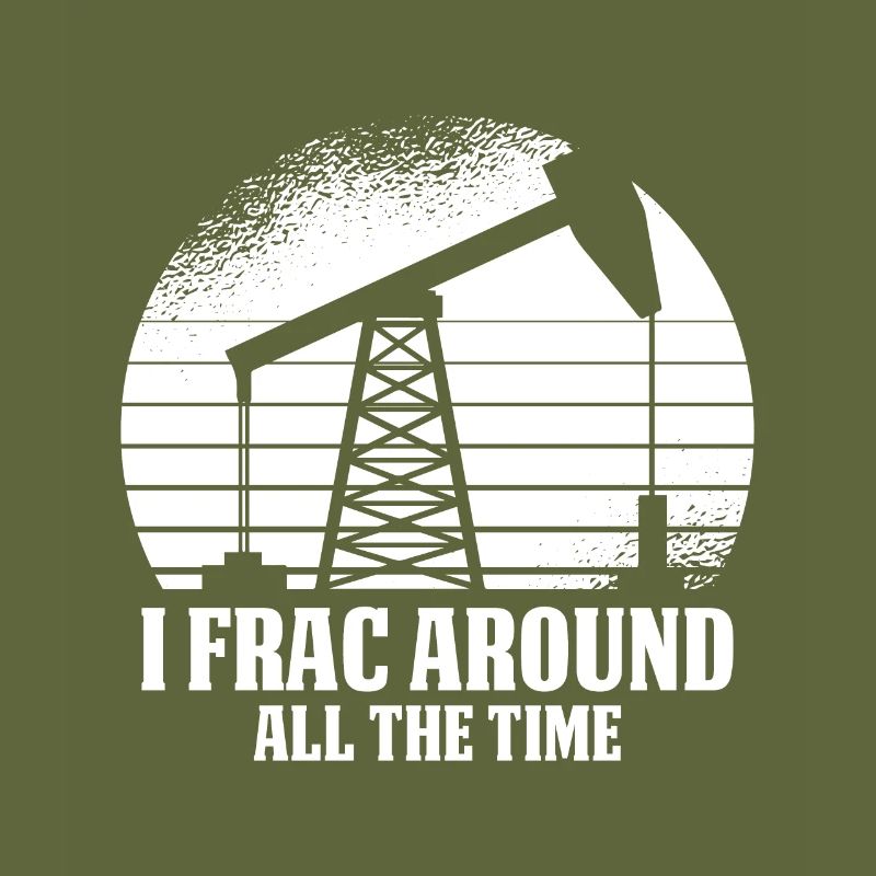 Ölfeld Bohrinsel Witzig Fracking