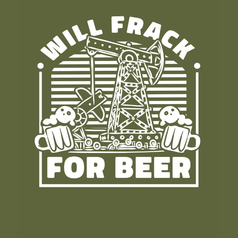 Ölfeld Bohrinsel Bier Fracking
