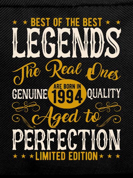 Legendary year of birth '94