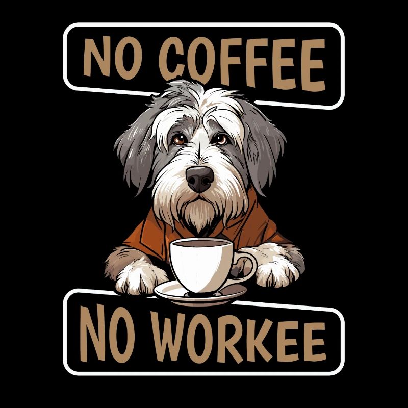 Coffee Cafe Old English Shepherd
