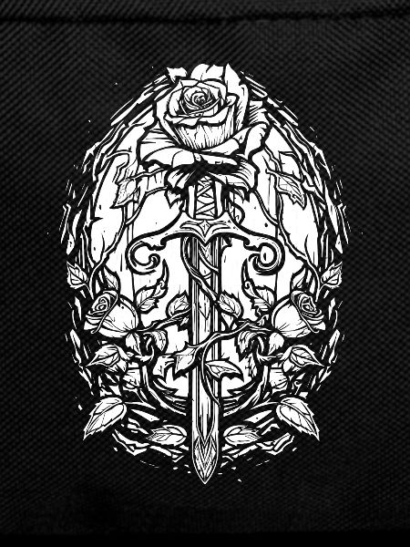 Red Rose Goth Sword