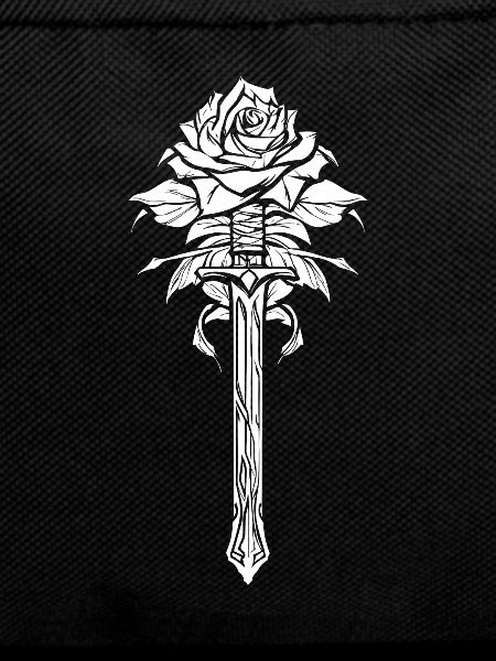 Red Rose Goth Sword