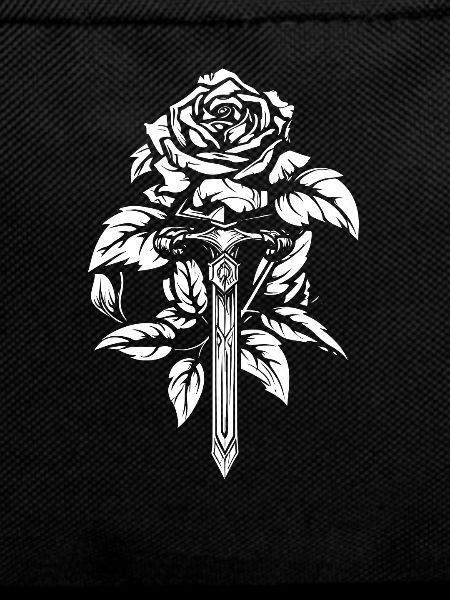 Red Rose Goth Sword