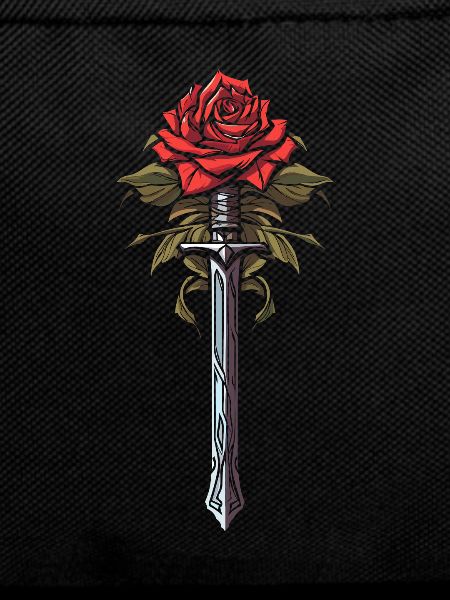 Red Rose Goth Sword